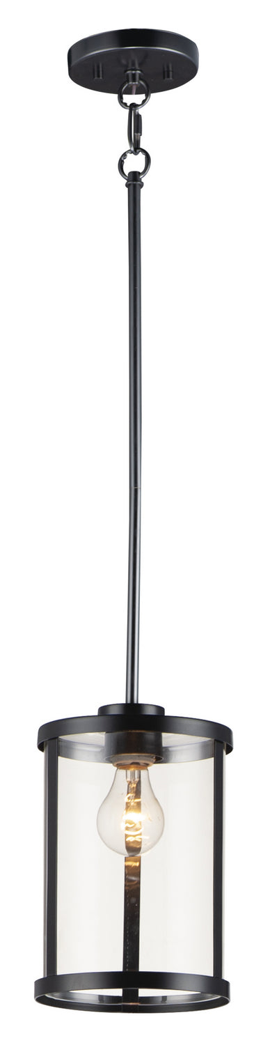 Maxim 25252CLBK Sentinel One Light Pendant, Black Main Image.jpg