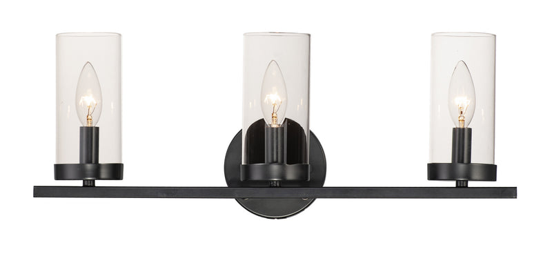 Maxim 25257CLBK Sentinel Three Light Bath Vanity, Black Main Image.jpg