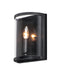 Maxim 25259CLBK Sentinel One Light Wall Sconce, Black Main Image.jpg