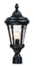 Maxim 3050WGBK Sentry One Light Outdoor Pole/Post Lantern, Black Main Image.jpg