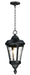 Maxim 3058WGBK Sentry One Light Outdoor Hanging Lantern, Black Main Image.jpg