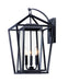 Maxim 3176CLBK Artisan Three Light Outdoor Wall Lantern, Black Main Image.jpg