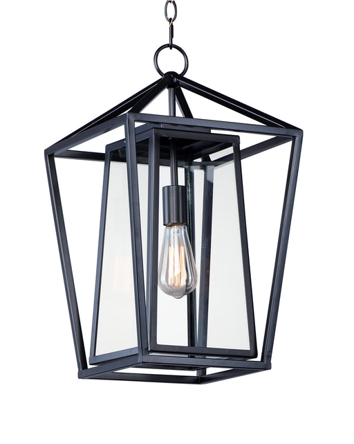 Maxim 3178CLBK Artisan One Light Outdoor Hanging Lantern, Black Main Image.jpg