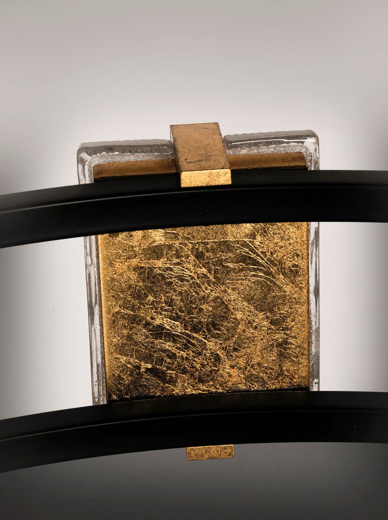 Maxim 39533CYBKGL Radiant LED Bath Vanity, Black / Gold Leaf Alternate Image 3.jpg