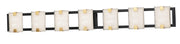 Maxim 39534CYBKGL Radiant LED Bath Vanity, Black / Gold Leaf Main Image.jpg