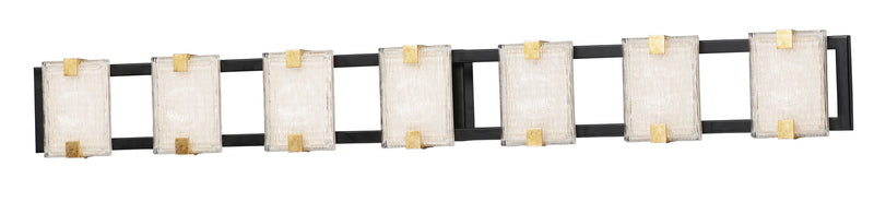 Maxim 39534CYBKGL Radiant LED Bath Vanity, Black / Gold Leaf Main Image.jpg