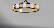 Maxim 39536CYBKGL Radiant LED Chandelier, Black / Gold Leaf Alternate Image.jpg