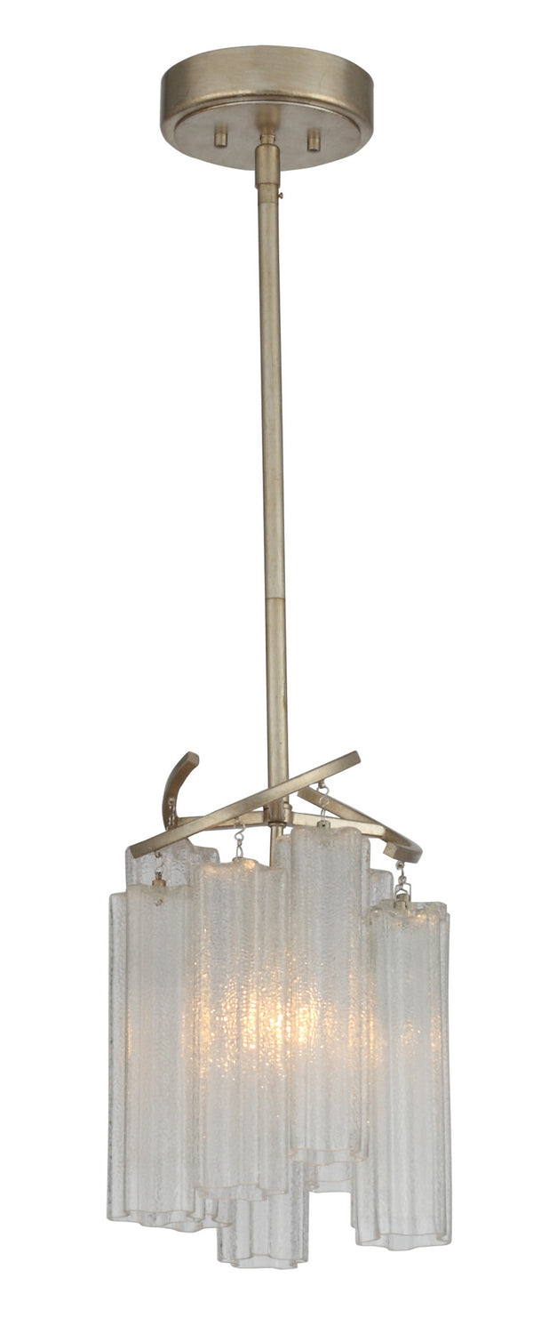 Maxim 39573WFLGS Victoria One Light Pendant, Golden Silver Main Image.jpg