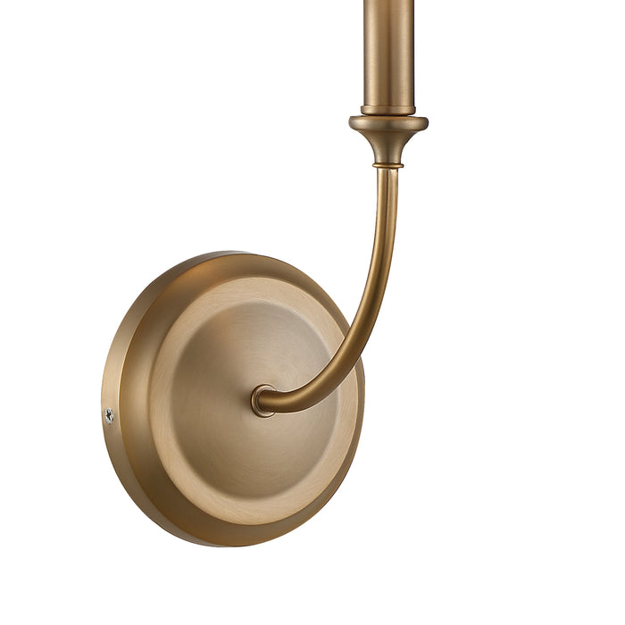 Crystorama 2241-VG Sylvan One Light Wall Sconce Vibrant Gold Alternate Image 2.jpg
