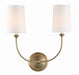 Crystorama 2242-VG Sylvan Two Light Wall Sconce Vibrant Gold Main Image.jpg