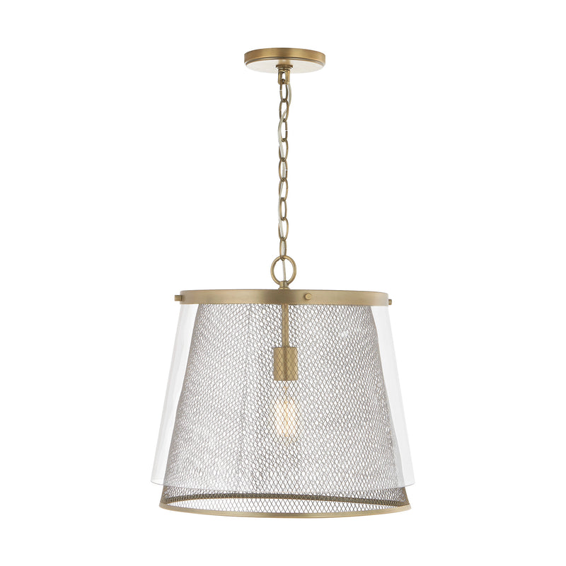 Capital Lighting 332312AD Abbott One Light Pendant, Aged Brass Alternate Image 2.jpg