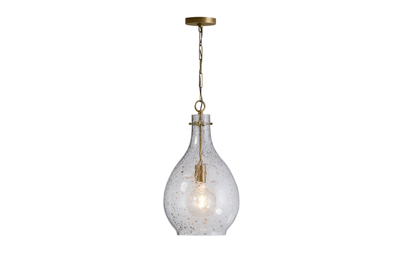Capital Lighting 333813PA-472 Rabun One Light Pendant, Patinaed Brass Main Image.jpg