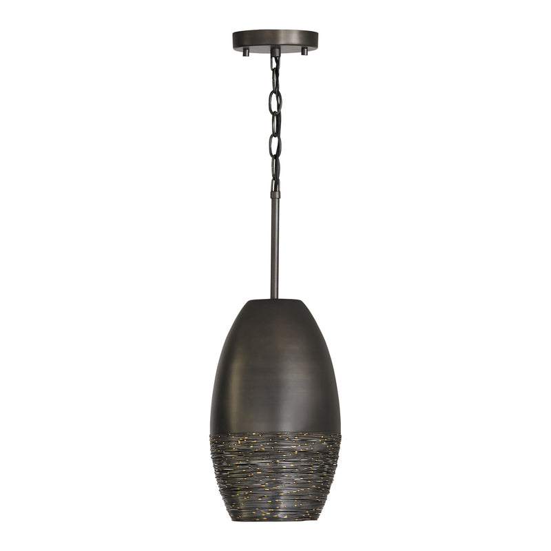 Capital Lighting 335111GI Sana One Light Pendant, Grey Iron Alternate Image.jpg