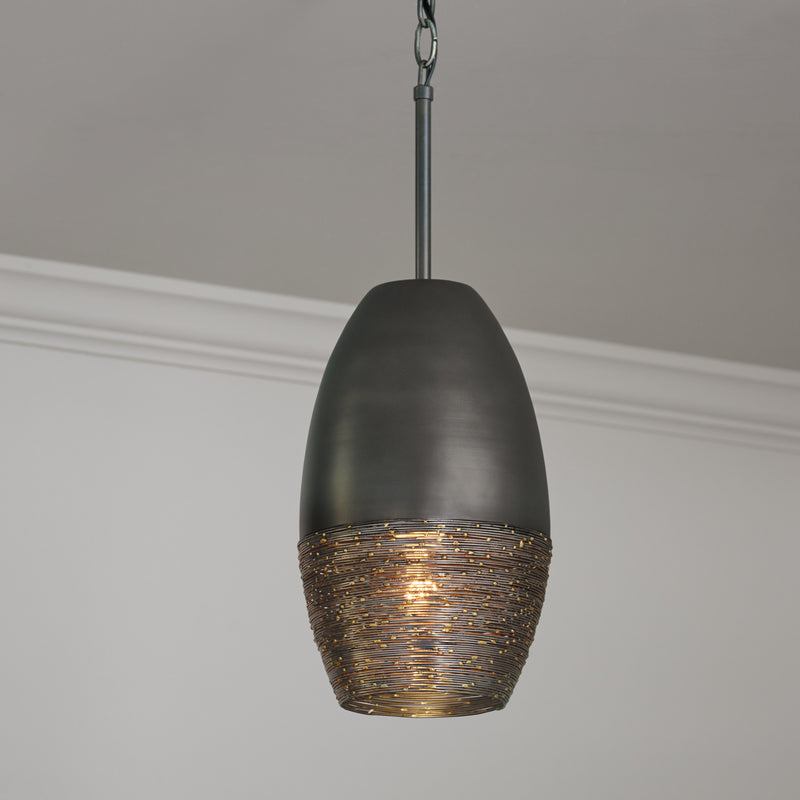 Capital Lighting 335111GI Sana One Light Pendant, Grey Iron Alternate Image 3.jpg