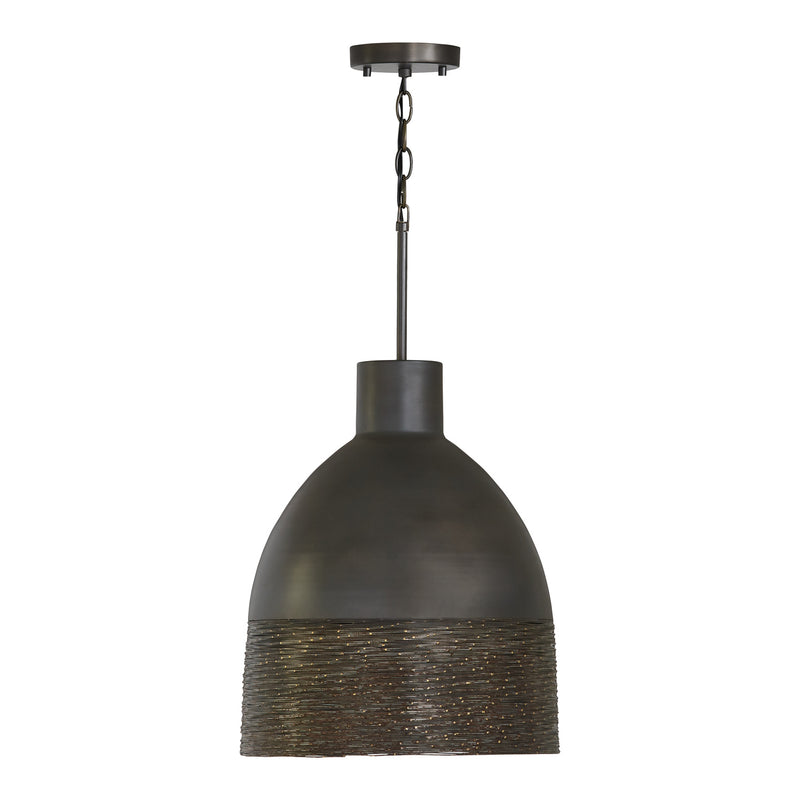 Capital Lighting 335112GI Sana One Light Pendant, Grey Iron Alternate Image.jpg