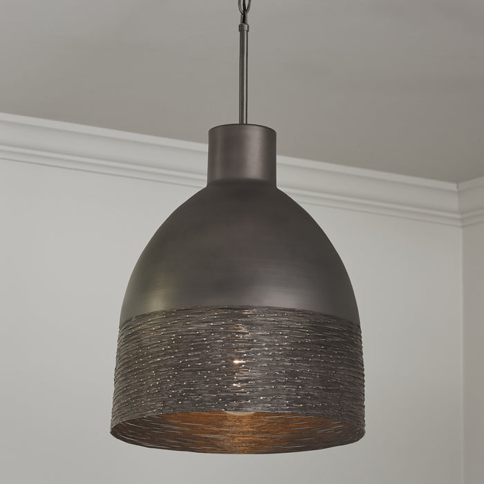 Capital Lighting 335112GI Sana One Light Pendant, Grey Iron Alternate Image 2.jpg