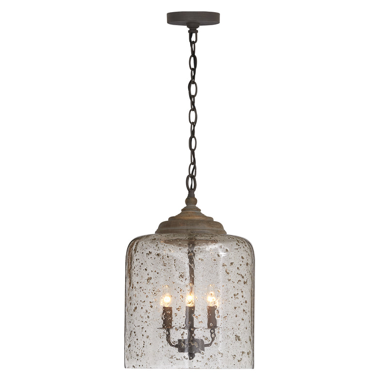 Capital Lighting 335242NG Tybee Three Light Pendant, Nordic Grey Main Image.jpg
