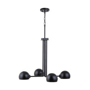 Capital Lighting 433141MB Hadley Four Light Chandelier, Matte Black Alternate Image 2.jpg