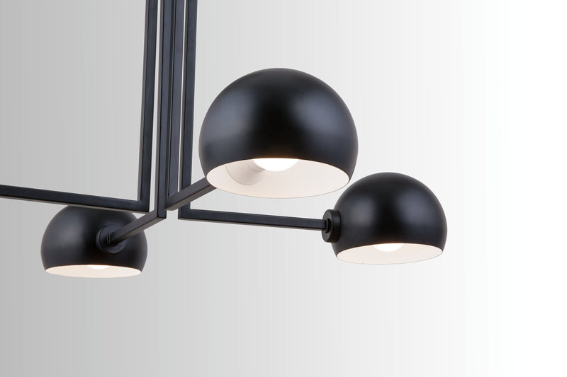 Capital Lighting 433141MB Hadley Four Light Chandelier, Matte Black Alternate Image 4.jpg