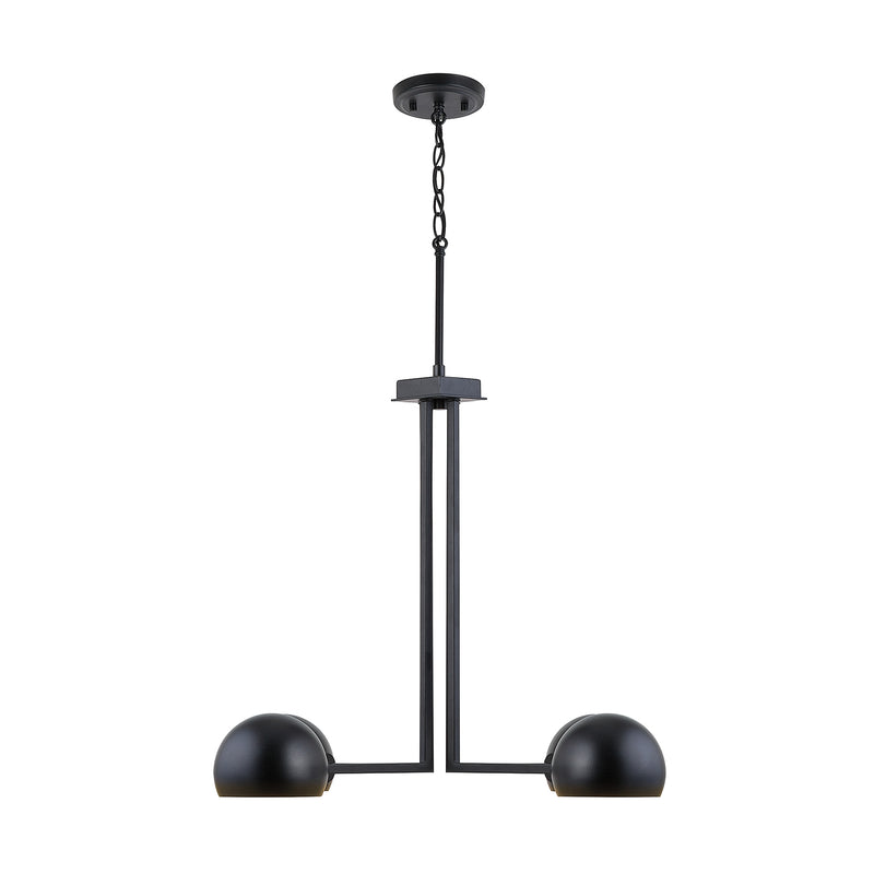 Capital Lighting 433141MB Hadley Four Light Chandelier, Matte Black Main Image.jpg