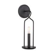 Capital Lighting 631611MB Sonnet One Light Wall Sconce, Matte Black Alternate Image 2.jpg