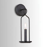 Capital Lighting 631611MB Sonnet One Light Wall Sconce, Matte Black Alternate Image 3.jpg
