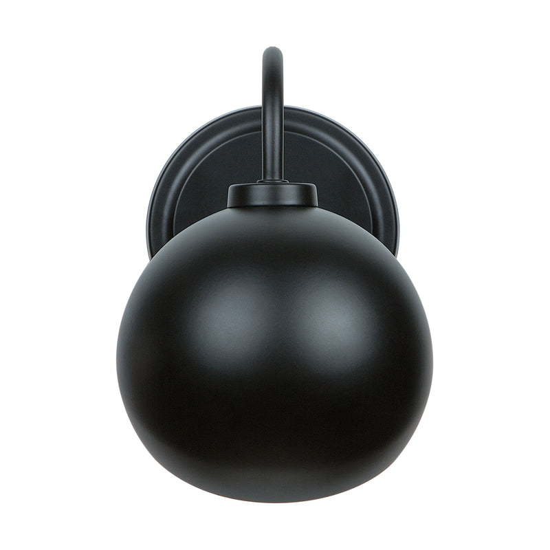 Capital Lighting 633111MB Hadley One Light Wall Sconce, Matte Black Alternate Image.jpg