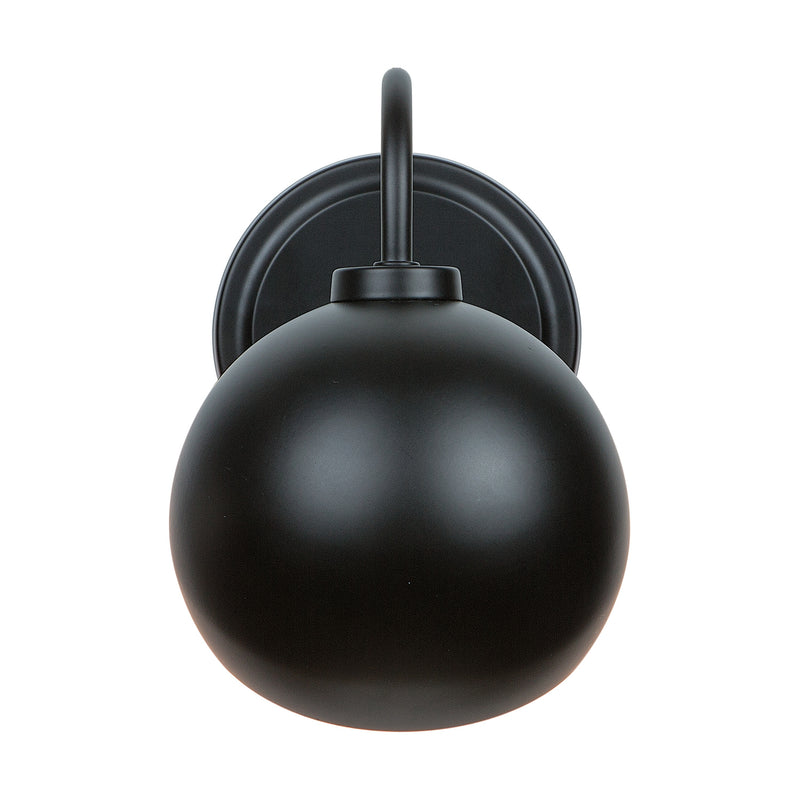 Capital Lighting 633111MB Hadley One Light Wall Sconce, Matte Black Alternate Image 2.jpg