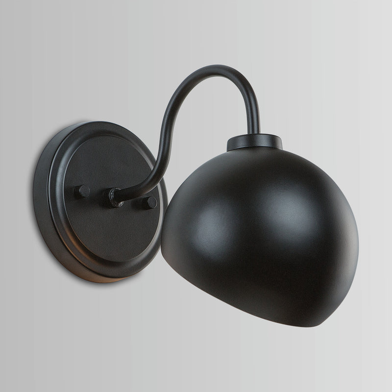 Capital Lighting 633111MB Hadley One Light Wall Sconce, Matte Black Alternate Image 3.jpg