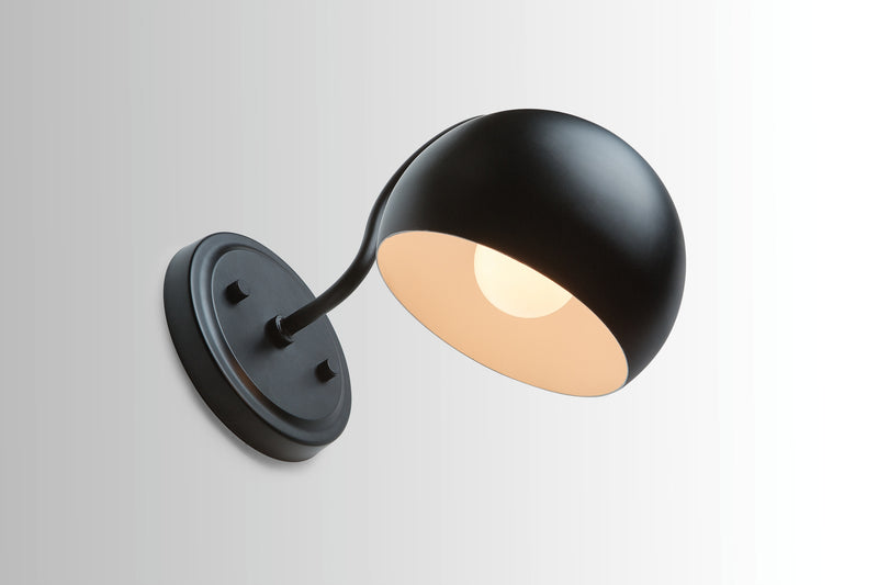 Capital Lighting 633111MB Hadley One Light Wall Sconce, Matte Black Alternate Image 4.jpg