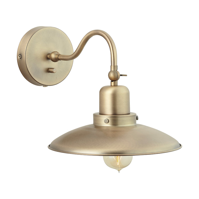 Capital Lighting 634811AD Dewitt One Light Wall Sconce, Aged Brass Main Image.jpg