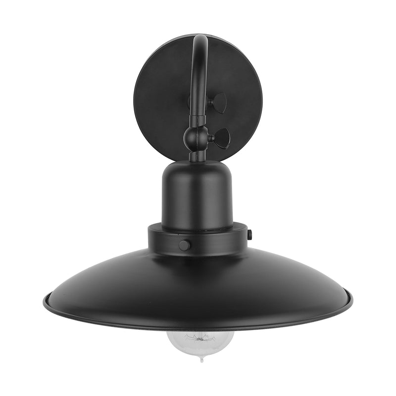 Capital Lighting 634811MB Dewitt One Light Wall Sconce, Matte Black Alternate Image.jpg