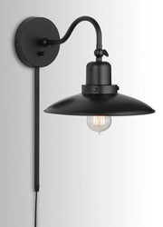 Capital Lighting 634811MB Dewitt One Light Wall Sconce, Matte Black Alternate Image 4.jpg