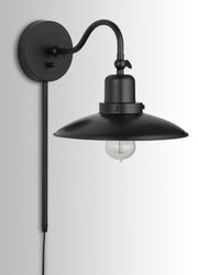 Capital Lighting 634811MB Dewitt One Light Wall Sconce, Matte Black Alternate Image.jpg