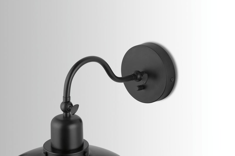Capital Lighting 634811MB Dewitt One Light Wall Sconce, Matte Black Alternate Image 6.jpg