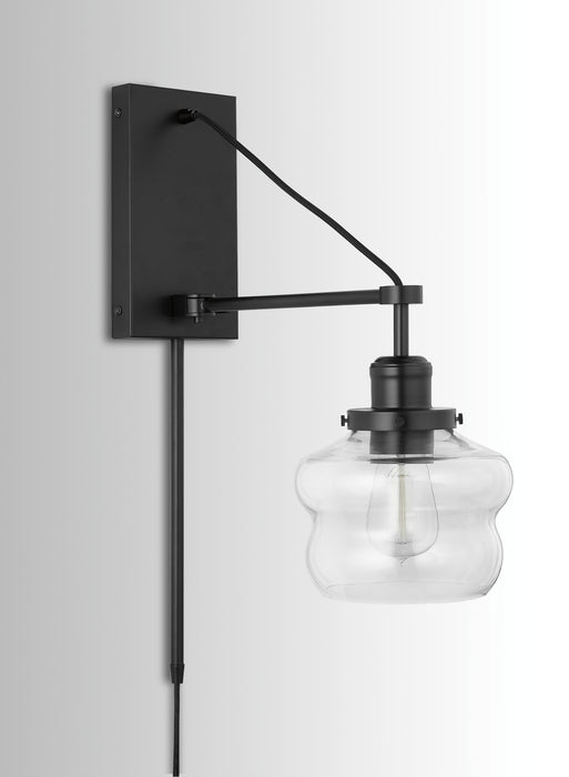 Capital Lighting 634813MB-481 Rhodes One Light Wall Sconce, Matte Black Alternate Image 4.jpg