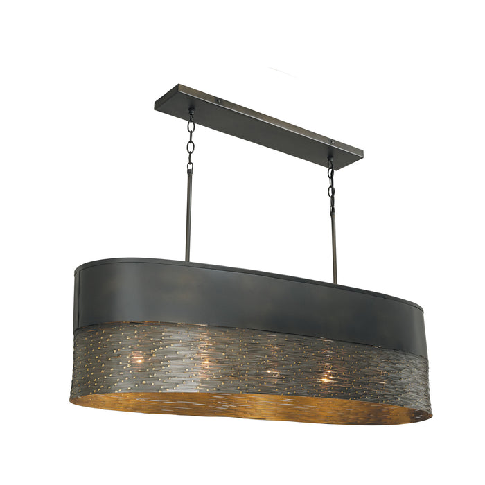 Capital Lighting 835151GI Sana Five Light Island Pendant, Grey Iron Alternate Image 2.jpg