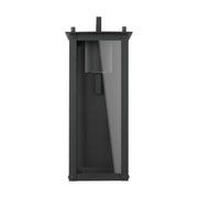 Capital Lighting 934611BK-GL Hunt One Light Outdoor Wall Lantern, Black Alternate Image.jpg
