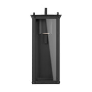 Capital Lighting 934611BK-GL Hunt One Light Outdoor Wall Lantern, Black Main Image.jpg