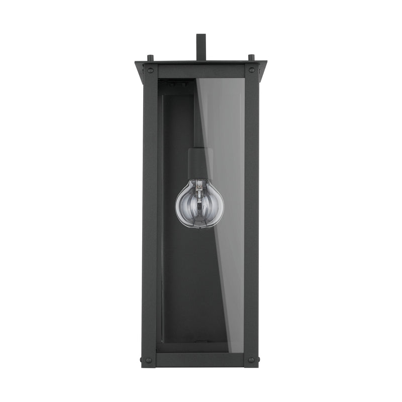Capital Lighting 934612BK Hunt One Light Wall Mount, Black Alternate Image.jpg
