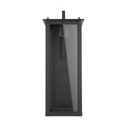 Capital Lighting 934641BK-GL Hunt One Light Outdoor Wall Lantern, Black Alternate Image.jpg