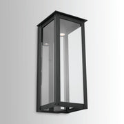 Capital Lighting 934641BK-GL Hunt One Light Outdoor Wall Lantern, Black Alternate Image 3.jpg