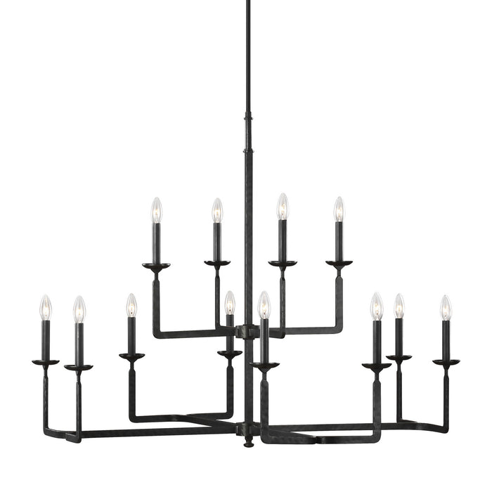 Generation Lighting F3290/12AI Ansley 12 Light Chandelier, Aged Iron Alternate Image.jpg