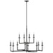 Generation Lighting F3290/12AI Ansley 12 Light Chandelier, Aged Iron Main Image.jpg