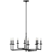 Generation Lighting F3291/8AI Ansley Eight Light Chandelier, Aged Iron Main Image.jpg