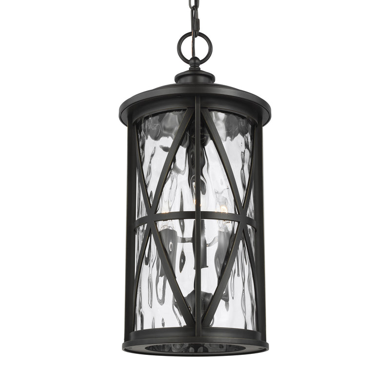 Generation Lighting OL15209ANBZ Millbrooke Three Light Outdoor Pendant, Antique Bronze Alternate Image.jpg