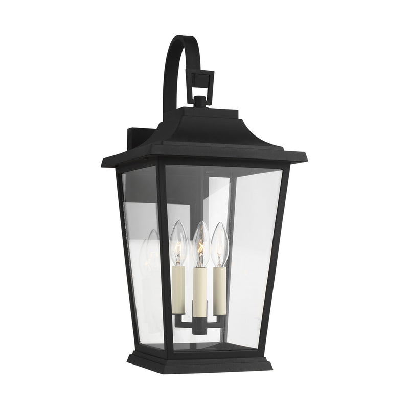 Visual Comfort Studio OL15402TXB Warren Three Light Lantern, Textured Black Main Image.jpg