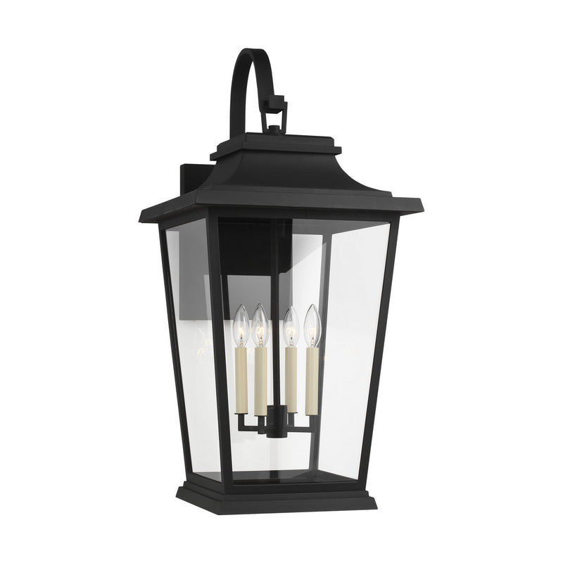 Visual Comfort Studio OL15404TXB Warren Four Light Lantern, Textured Black Main Image.jpg