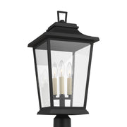 Visual Comfort Studio OL15407TXB Warren Three Light Post Lantern, Textured Black Alternate Image.jpg