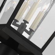 Visual Comfort Studio OL15407TXB Warren Three Light Post Lantern, Textured Black Alternate Image 2.jpg
